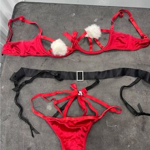 Santa Christmas lingerie